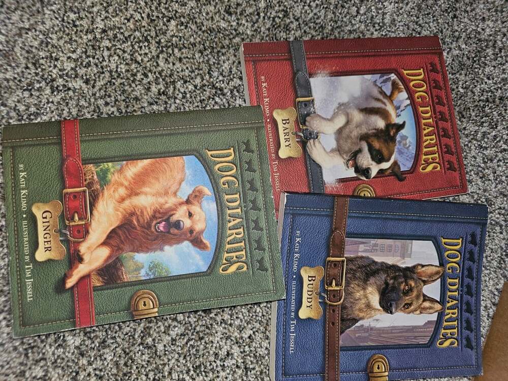 Random House Dog Diaries Books 1-3 Ginger Buddy Barry